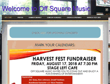 Tablet Screenshot of offsquaremusic.org